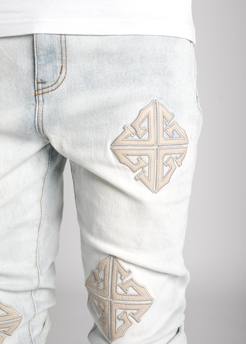 GUAPI Icon Stacked デニム GUAPI ICON STACKED DENIM JEANS – BLUE CITY NYC