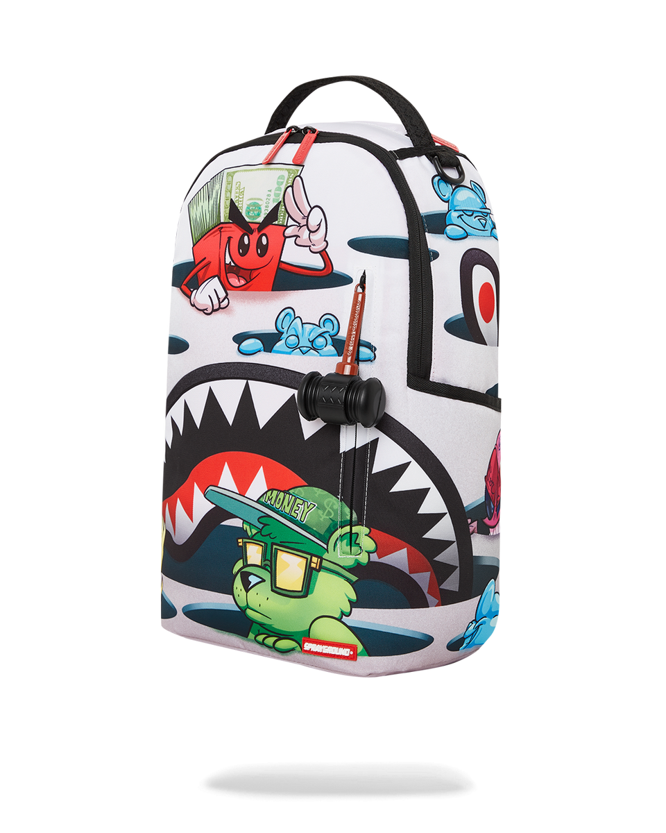 SPRAYGROUND FALLING IN A HOLE DLXSR BACKPACK B3479 18” x 6” x 11.5