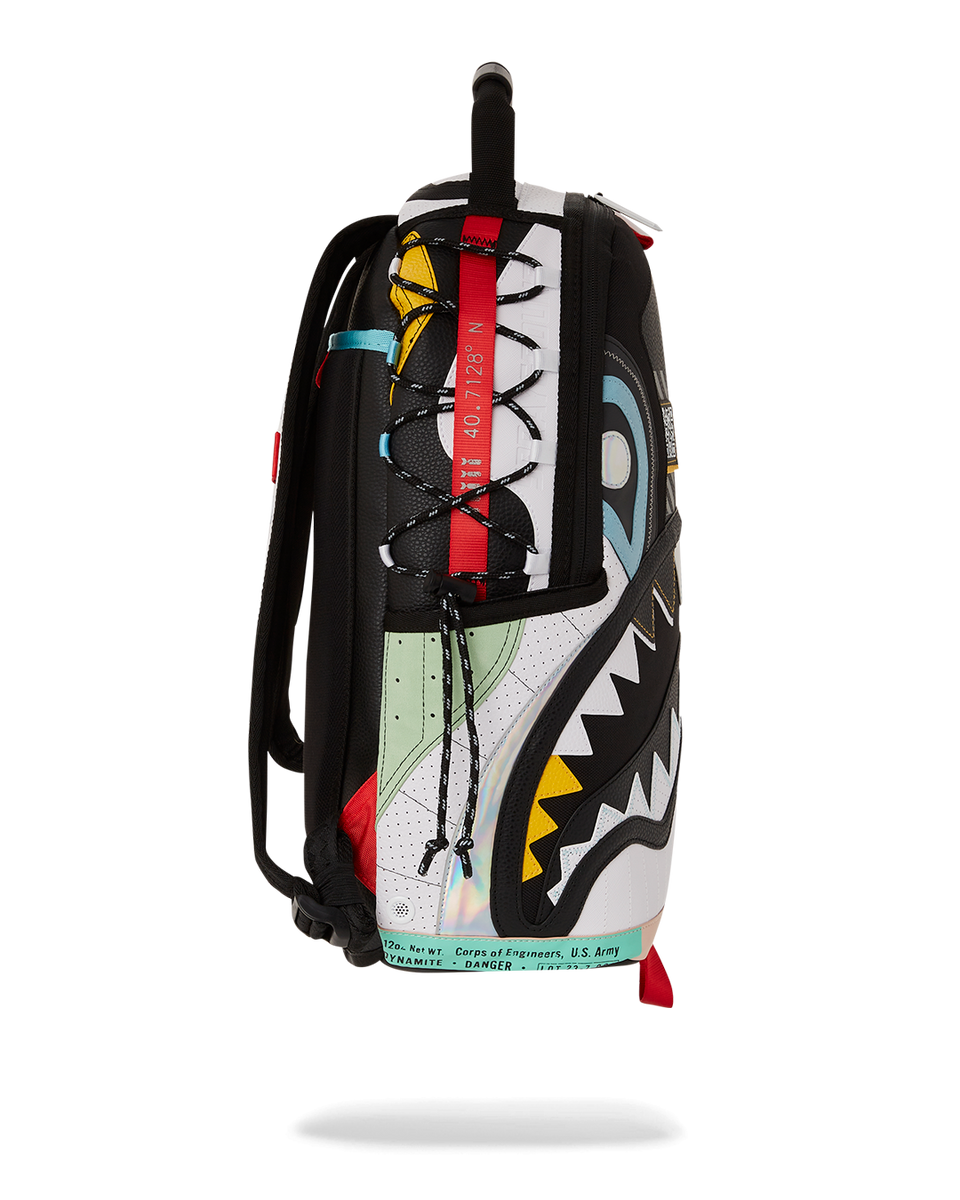 Sprayground - Split Quilt Shark DLX Backpack – Octane