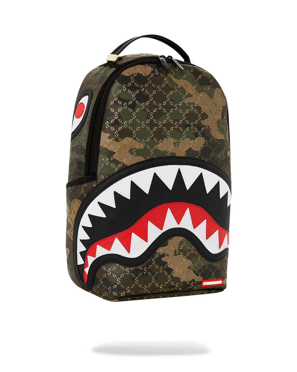 Sprayground - $ Pattern Over Camo DLXSV Backpack