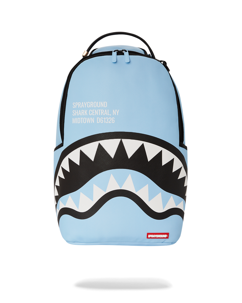 Sprayground Shark Central 2.0 DLXSV Backpack Blue