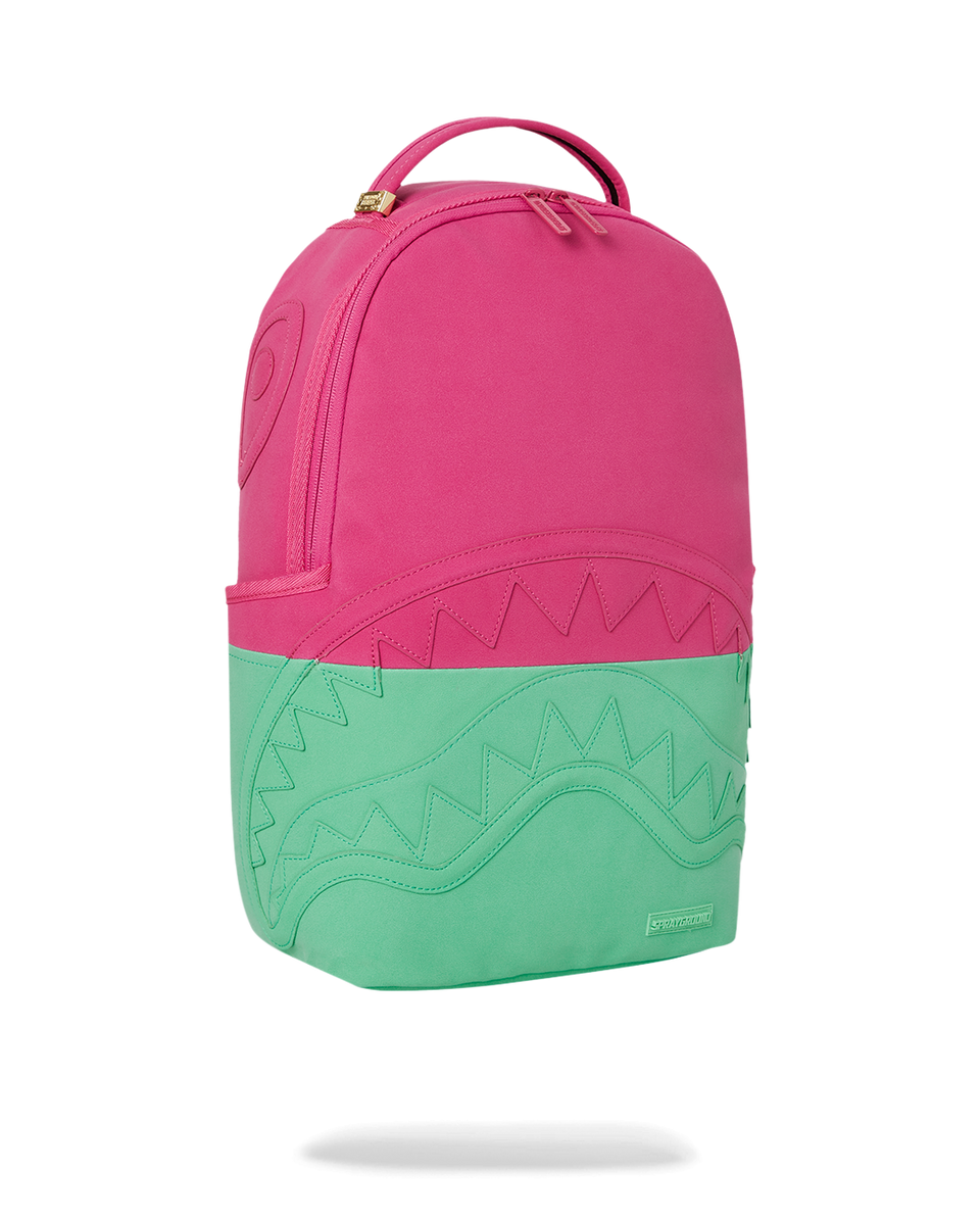 Sprayground Pink Lust DLX Suede Backpack Octane