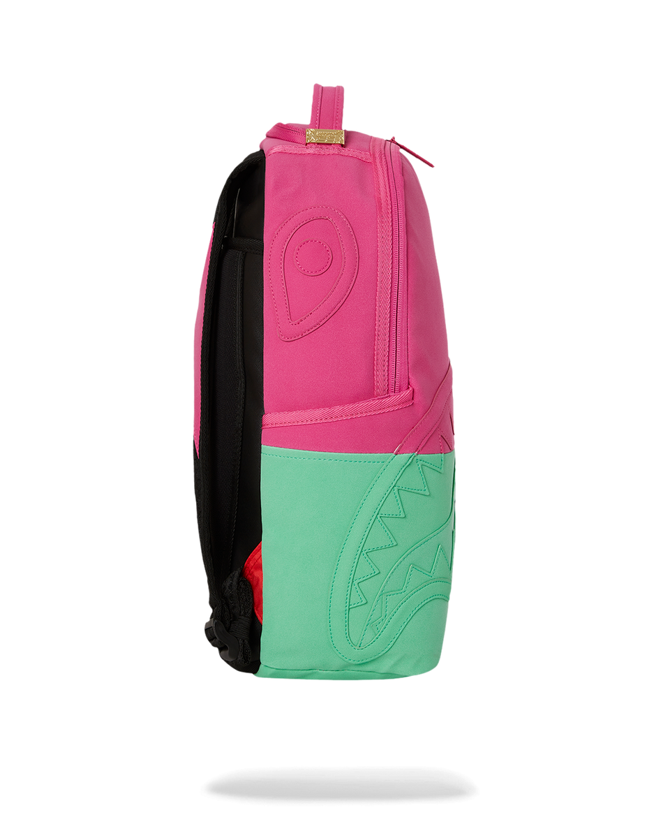Sprayground Pink Lust DLX Suede Backpack Octane