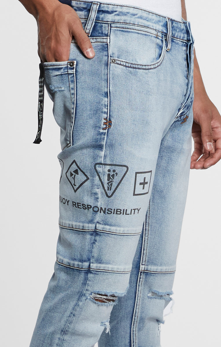 New KSUBI 🇦🇺 ➕➕ Van Winkle ripped jean available now in store and online  Probus.nyc ⬅️ (( Swipe ))