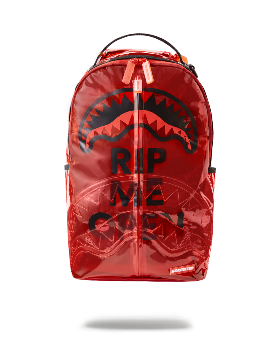 Sprayground red shark sales backpack
