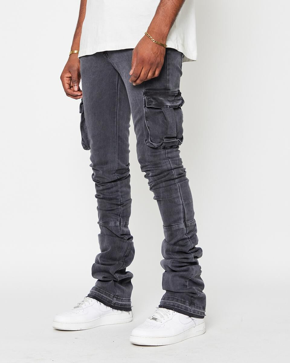 Grey cargo jeans Clearance