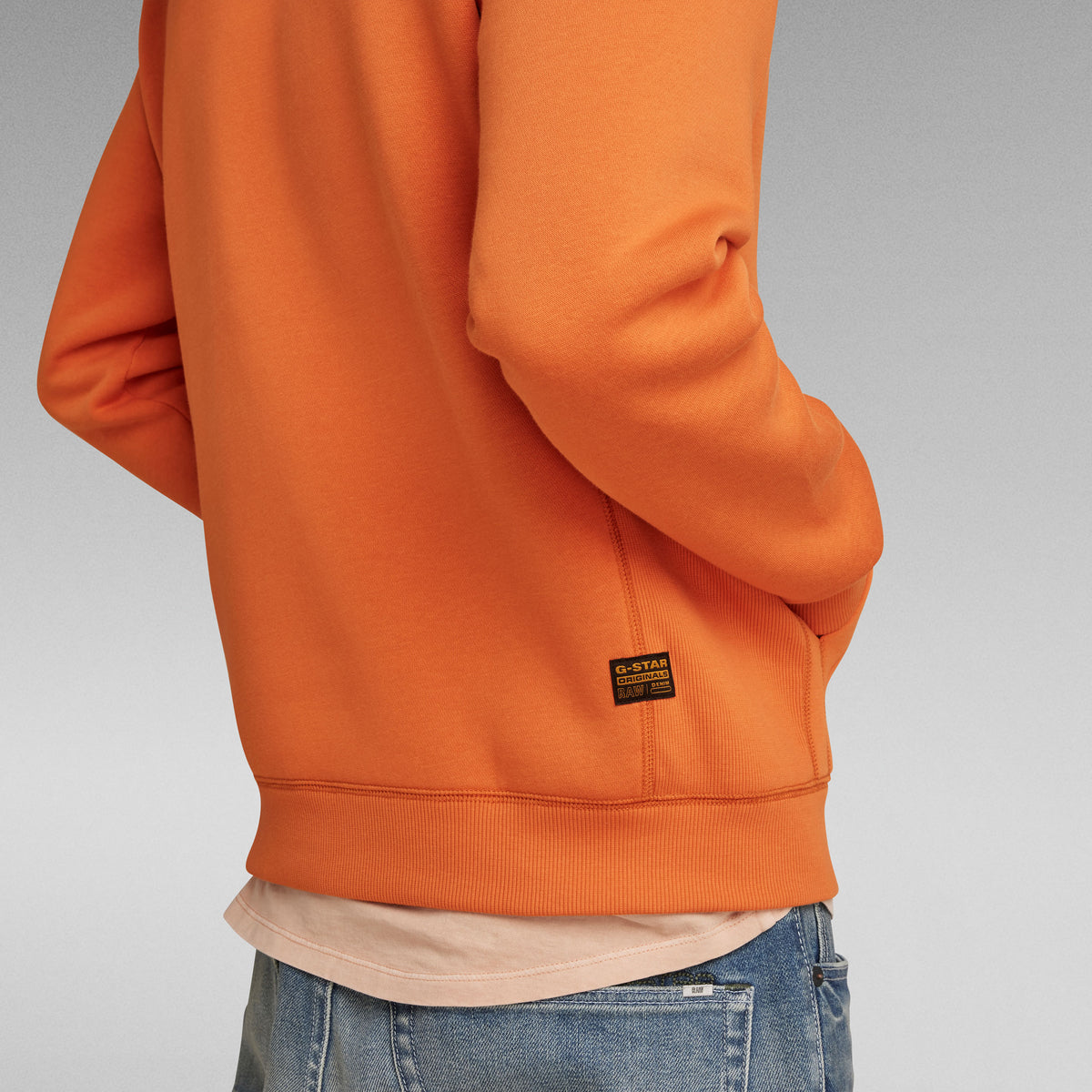 Orange g shop star hoodie