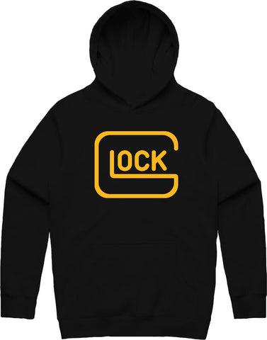 Point Blank - Glock Hoodie (Black/Gold)