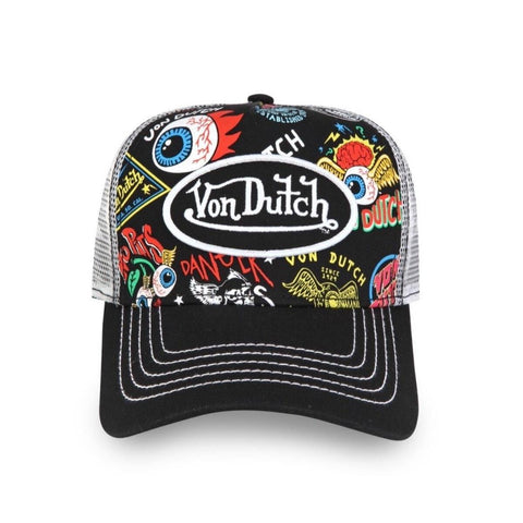 Von Dutch - Jax Psycho Trucker Hat (Black)