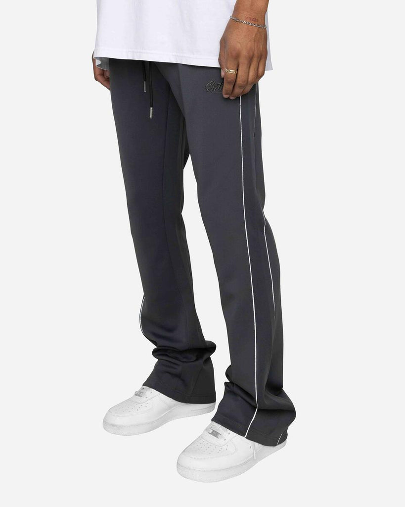 EPTM - Piping Flared Track Pants (Charcoal) – Octane