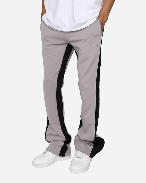 EPTM - Piping Flared Track Pants (Grey/Black)