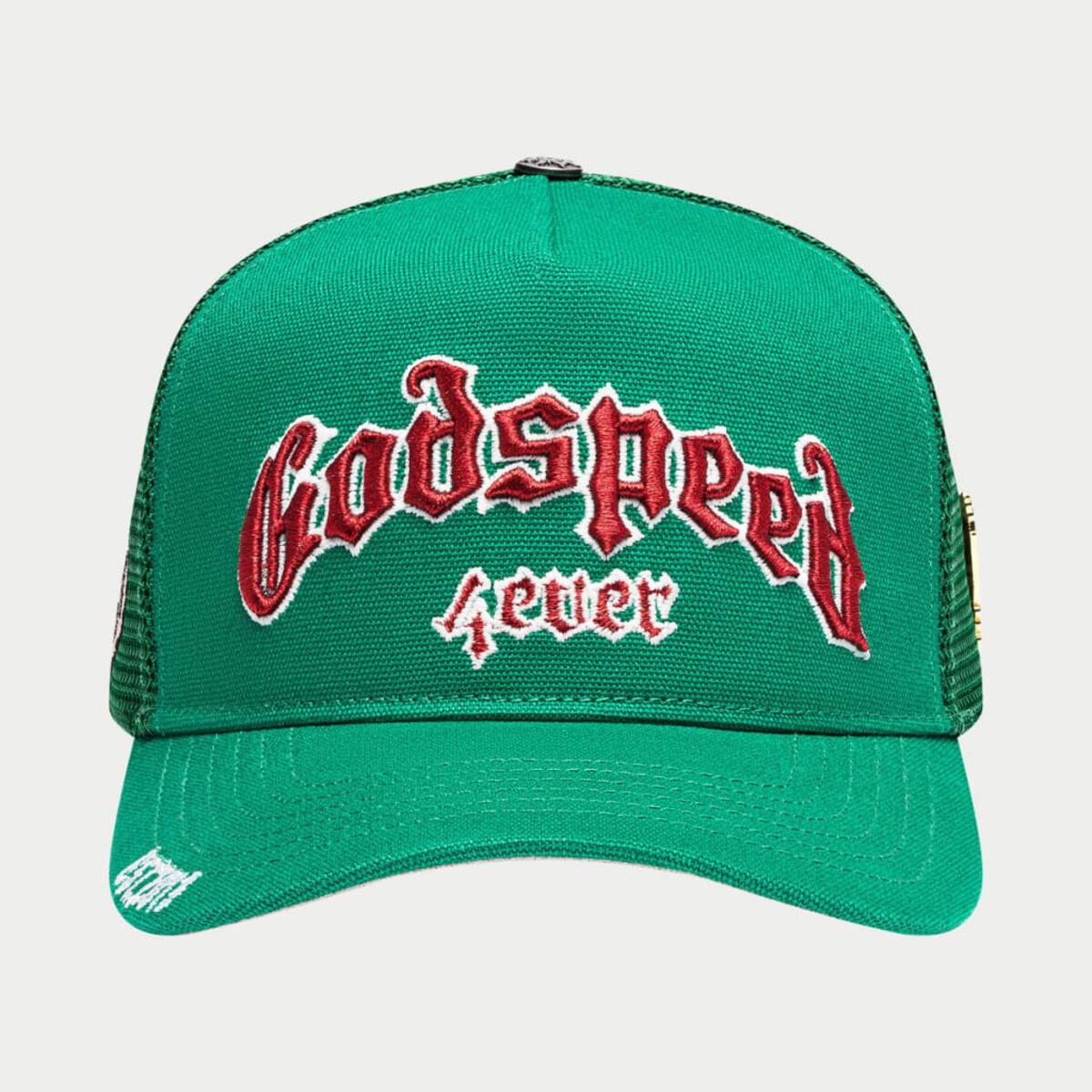Godspeed - GS Forever Trucker Hat (Green/Red)
