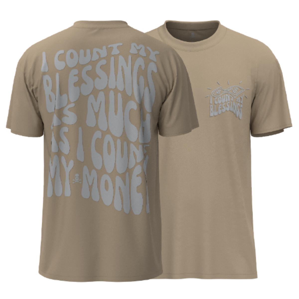 Point Blank - I Count My Blessings Tee (Sand Dune)