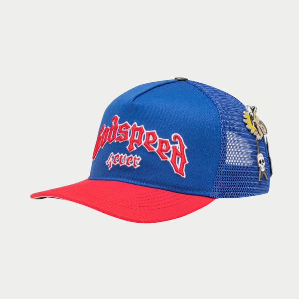 Godspeed - GS Forever Trucker Hat (Blue/Red)