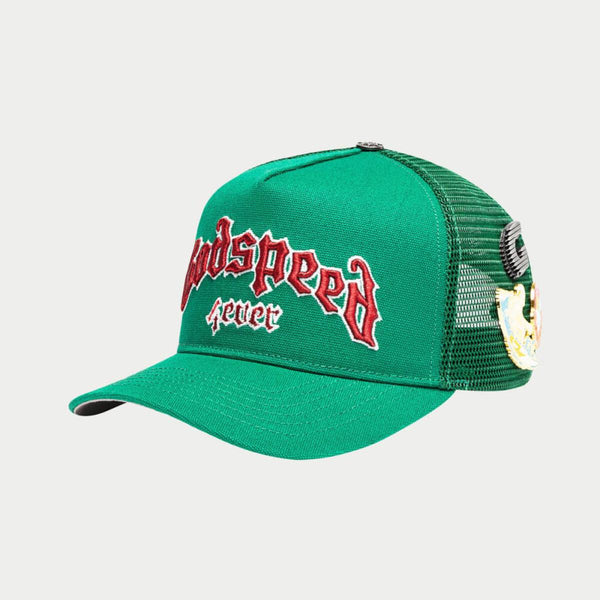 Godspeed - GS Forever Trucker Hat (Green/Red)