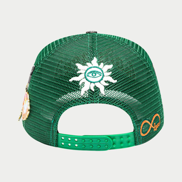 Godspeed - GS Forever Trucker Hat (Green/Red)