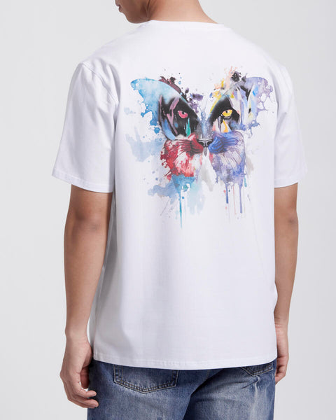 Eternity - Butterfly Panther Tee (White)