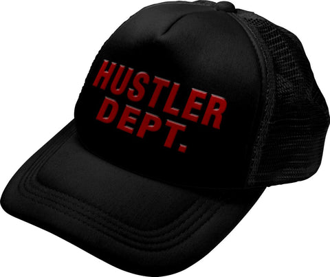 Point Blank - Hustler Dept. Trucker Hat (Black/Red)