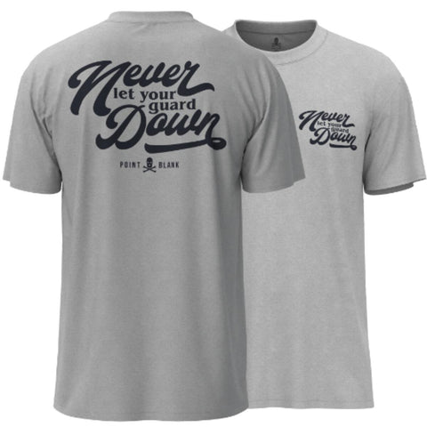 Point Blank - Never Down Tee (Heather Grey)