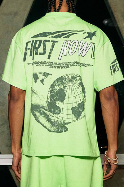 First Row - Peace In Chaos Chimera Tee (Lime)