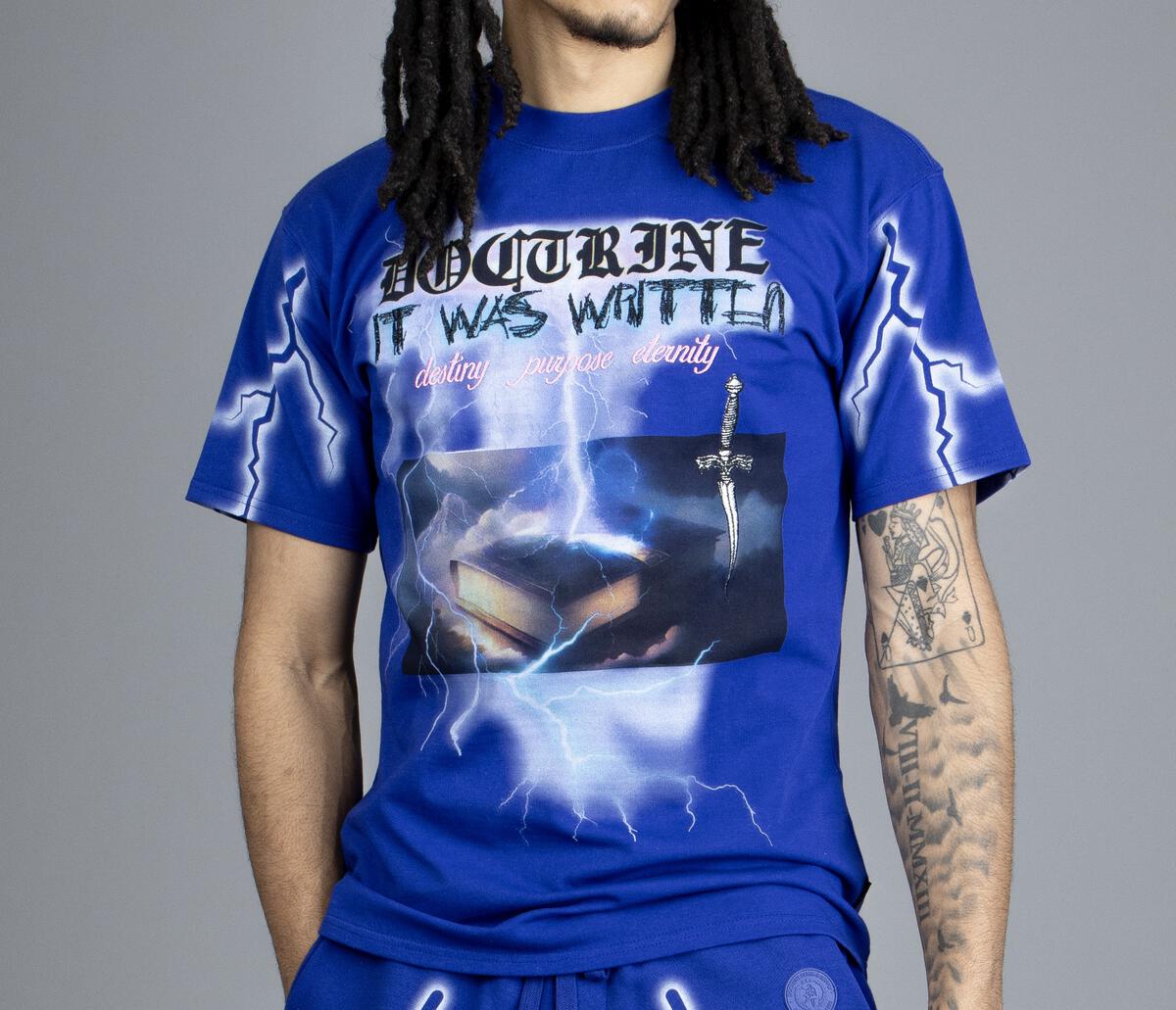 Doctrine - Electric Storm Tee (Deep Cobalt) – Octane