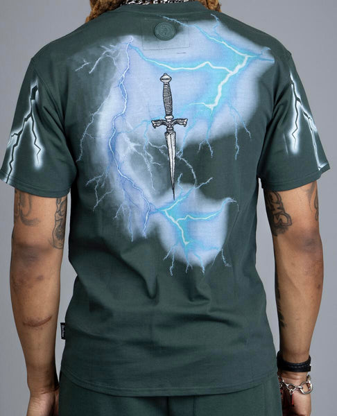 Doctrine - Electric Storm Tee (Dark Spruce)