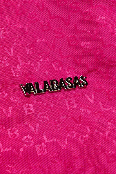 Valabasas - Monogram Nylon Jacket (Rose)