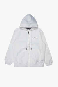 Valabasas - Monogram Nylon Jacket (White)