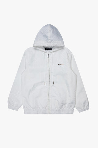 Valabasas - Monogram Nylon Jacket (White)
