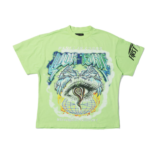 First Row - Peace In Chaos Chimera Tee (Lime)