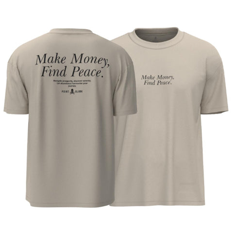 Point Blank - Find Peace Luxe Tee (Natural)