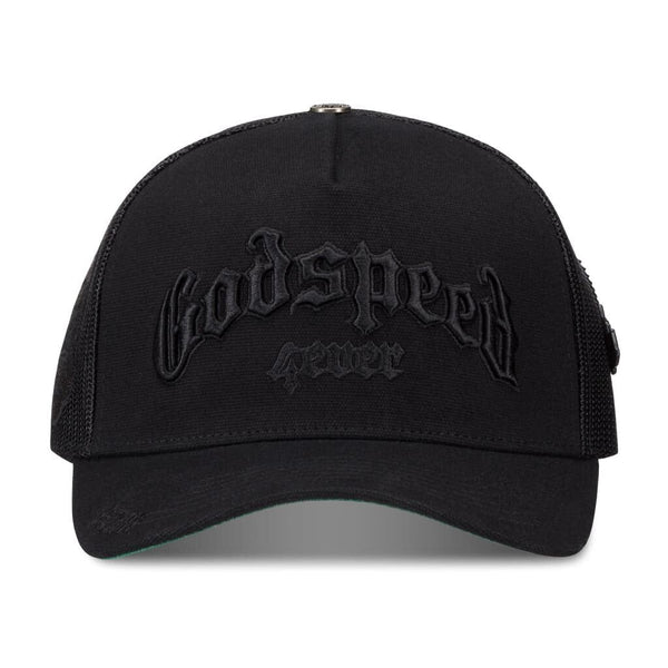 Godspeed - GS Forever Trucker Hat (Black/Black)