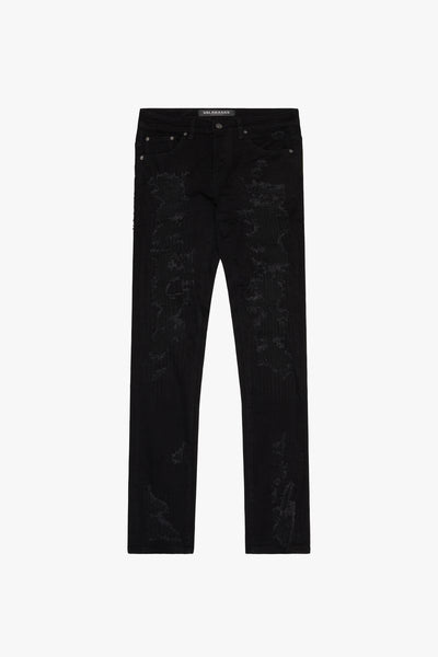 Valabasas - Tearaway Skinny Jeans (Black)