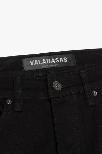 Valabasas - Tearaway Skinny Jeans (Black)