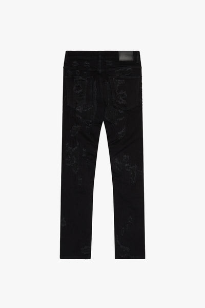 Valabasas - Tearaway Skinny Jeans (Black)