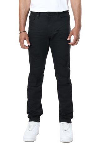 Smoke Rise - Vintage Washed Jeans (Jet Black)