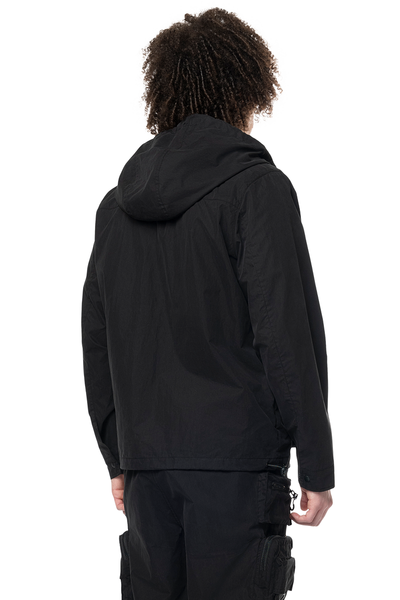 Smoke Rise - Utility Windbreaker Jacket (Black)