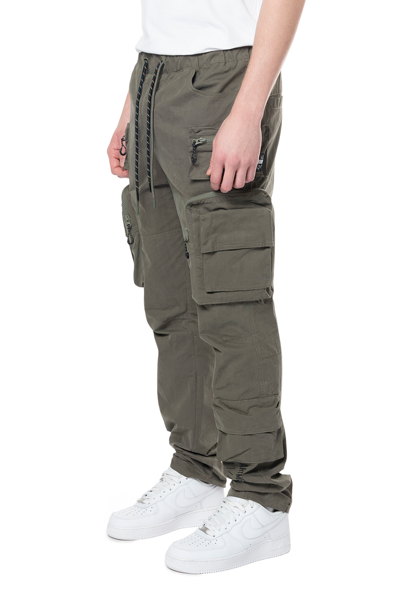 Smoke Rise - Utility Windbreaker Cargo Pants (Thyme) – OCTANE