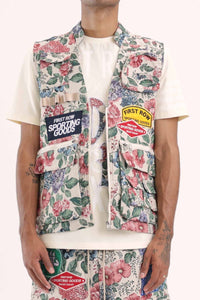 First Row - Tapestry Multi Cargo Vest (Wood Camo)