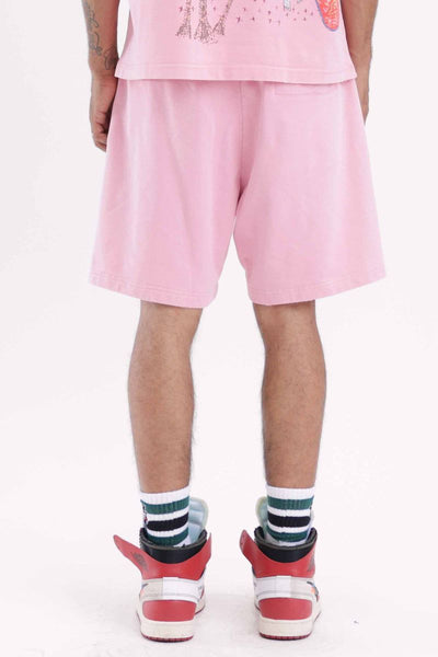 First Row - Lost Paradise Graphic Shorts(Pink)