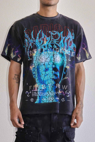 First Row - Radical Intelligence Burning Eyes Tee (Black)