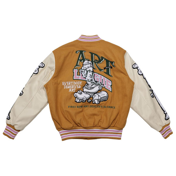 First Row - Art League Varsity Jacket (Mustard)