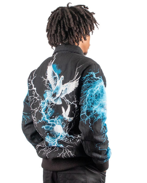 Majestik - No Way Out Tapestry Jacket W/ Rhinestone (Black)