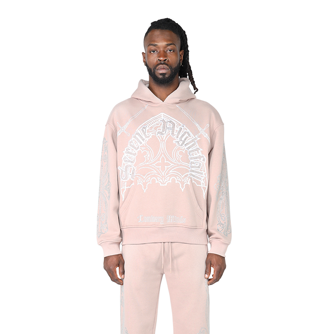 Smoke Rise - Oversized Dystopia Fleece Hoodie (SHADOW GREY) – OCTANE