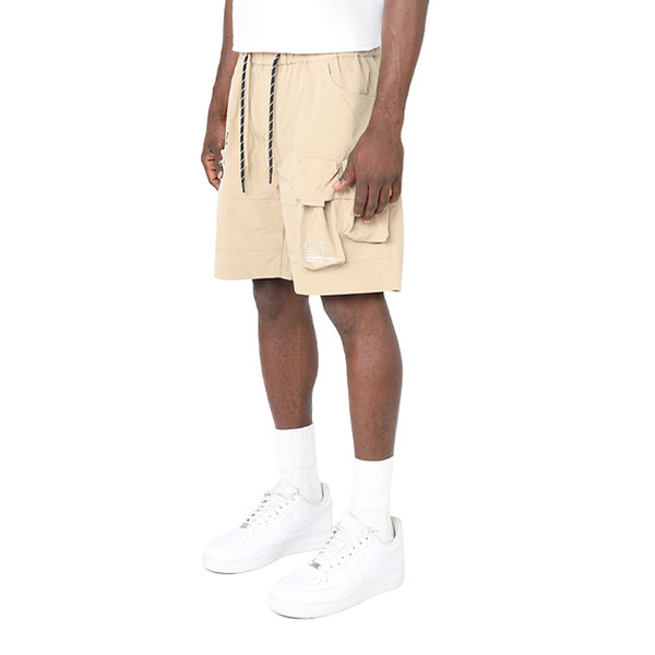 Smoke Rise - Utility Cargo Shorts (Khaki)