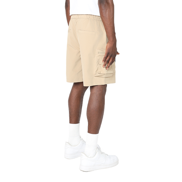 Smoke Rise - Utility Cargo Shorts (Khaki)