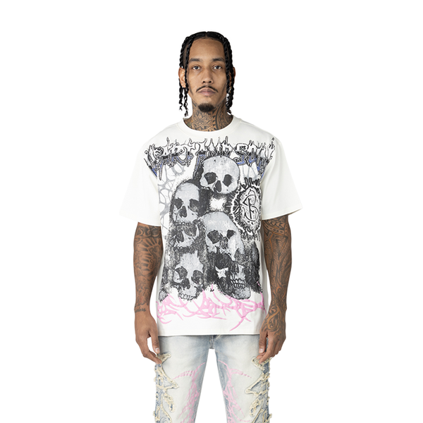 Smoke Rise - Skull Tee (Ecru)