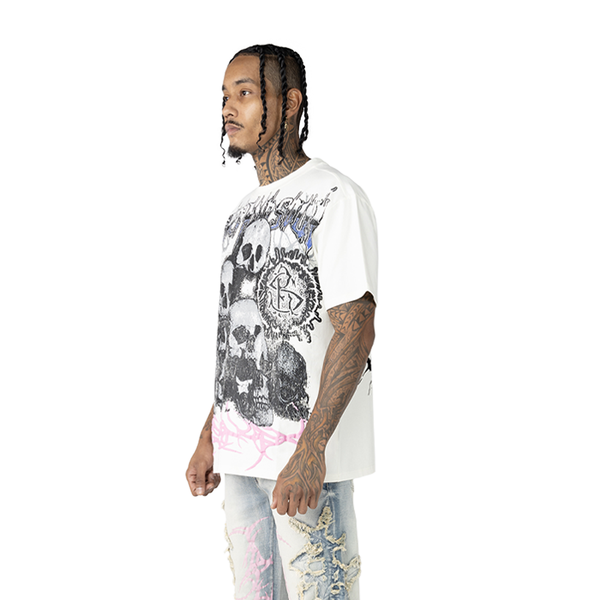 Smoke Rise - Skull Tee (Ecru)