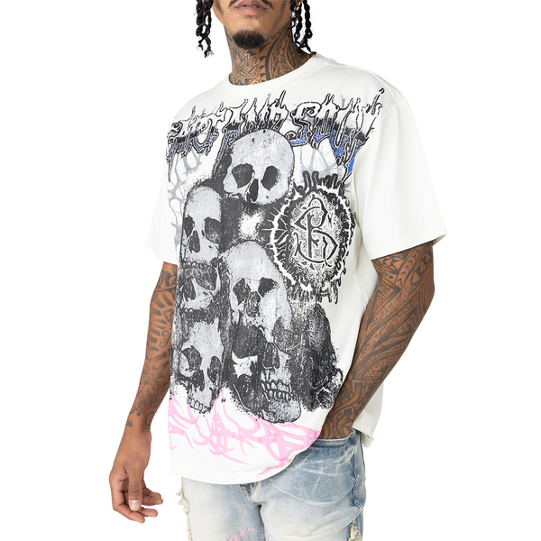 Smoke Rise - Skull Tee (Ecru)