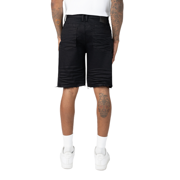 Smoke Rise - Clean Look Comfort Fit Shorts (Black)
